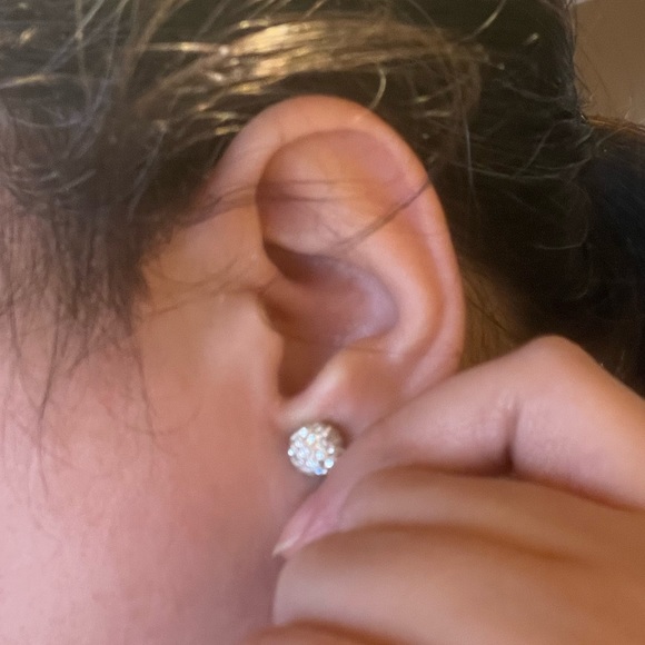 Beautiful 925 sterling silver stud earrings - Picture 5 of 5